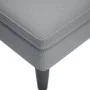 Tumbona con almohada y reposabrazo derecho tela gris claro by , Daybeds - Ref: Foro24-4009843, Price: 151,12 €, Discount: %