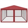 Carpa para fiestas con 12 paredes de malla HDPE rojo 8x4 m von , Zelte - Ref: Foro24-4010075, Preis: 211,17 €, Rabatt: %