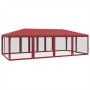 Carpa para fiestas con 12 paredes de malla HDPE rojo 8x4 m von , Zelte - Ref: Foro24-4010075, Preis: 211,17 €, Rabatt: %
