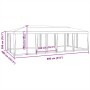 Carpa para fiestas con 12 paredes de malla HDPE rojo 8x4 m von , Zelte - Ref: Foro24-4010075, Preis: 211,17 €, Rabatt: %
