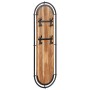 Percheros de pared con 4 ganchos 2 uds madera maciza de acacia von , Hut- und Garderobenständer - Ref: Foro24-4013504, Preis:...