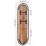 Percheros de pared con 4 ganchos 2 uds madera maciza de acacia von , Hut- und Garderobenständer - Ref: Foro24-4013504, Preis:...