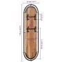 Percheros de pared con 4 ganchos 2 uds madera maciza de acacia by , Hat and coat racks - Ref: Foro24-4013504, Price: 102,80 €...