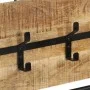 Perchero de pared con 5 ganchos madera maciza de mango rugosa von , Hut- und Garderobenständer - Ref: Foro24-4013506, Preis: ...