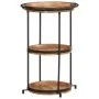 Mesa auxiliar madera maciza de acacia Ø55x83 cm by , Side tables - Ref: Foro24-4013510, Price: 91,42 €, Discount: %