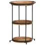 Mesa auxiliar madera maciza de acacia Ø55x83 cm by , Side tables - Ref: Foro24-4013510, Price: 91,42 €, Discount: %