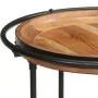 Mesa auxiliar madera maciza de acacia Ø55x83 cm by , Side tables - Ref: Foro24-4013510, Price: 91,42 €, Discount: %