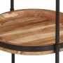 Mesa auxiliar madera maciza de acacia Ø55x83 cm von , Seitentische - Ref: Foro24-4013510, Preis: 71,90 €, Rabatt: %