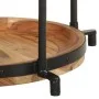 Mesa auxiliar madera maciza de acacia Ø55x83 cm by , Side tables - Ref: Foro24-4013510, Price: 91,42 €, Discount: %