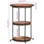 Mesa auxiliar madera maciza de acacia Ø55x83 cm by , Side tables - Ref: Foro24-4013510, Price: 91,42 €, Discount: %