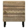 Mesitas de noche 2 uds madera mango rugosa negro 40x33,5x46 cm de , Mesitas de noche - Ref: Foro24-4018625, Precio: 69,74 €, ...