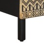 Mesitas de noche 2 uds madera mango rugosa negro 40x33,5x46 cm by , Nightstands - Ref: Foro24-4018625, Price: 70,53 €, Discou...