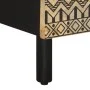 Mesitas de noche 2 uds madera mango rugosa negro 40x33,5x46 cm de , Mesitas de noche - Ref: Foro24-4018625, Precio: 69,74 €, ...