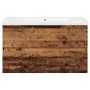 Mueble con lavabo integrado madera envejecida 81x39,5x49 cm von , Badezimmerwaschtische - Ref: Foro24-3328923, Preis: 211,76 ...