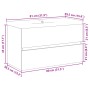 Mueble con lavabo integrado madera envejecida 81x39,5x49 cm von , Badezimmerwaschtische - Ref: Foro24-3328923, Preis: 211,76 ...