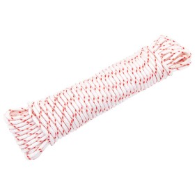 Cordón de arranque nailon blanco y rojo Ø5 mm 10 m von , Seile und Metallschnüre - Ref: Foro24-4100613, Preis: 9,20 €, Rabatt: %