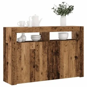 Aparador con LED madera ingeniería envejecida 115,5x30x75 cm von , Sideboards - Ref: Foro24-856363, Preis: 115,97 €, Rabatt: %