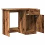 Escritorio de madera de ingeniería envejecida 100x50x76 cm by , Desks - Ref: Foro24-855954, Price: 84,17 €, Discount: %
