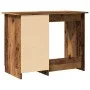 Escritorio de madera de ingeniería envejecida 100x50x76 cm by , Desks - Ref: Foro24-855954, Price: 84,17 €, Discount: %