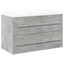 Set muebles de baño 2 piezas madera contrachapada gris hormigón by , Bathroom furniture - Ref: Foro24-3324921, Price: 197,33 ...