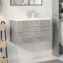 Set muebles de baño 2 piezas madera contrachapada gris hormigón von , Badezimmermöbel - Ref: Foro24-3324921, Preis: 201,62 €,...