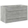 Set muebles de baño 2 piezas madera contrachapada gris hormigón by , Bathroom furniture - Ref: Foro24-3324921, Price: 197,33 ...