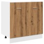 Armario bajo fregadero madera roble artisan 80x46x81,5 cm von , Küchenschränke - Ref: Foro24-856078, Preis: 74,95 €, Rabatt: %