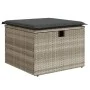 Set de sofás de jardín 4 pzas y cojines ratán sintético gris de , Conjuntos de jardín - Ref: Foro24-3325358, Precio: 281,07 €...