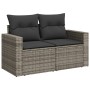 Juego de sofás jardín con cojines 5 pzas ratán sintético gris by , Garden sets - Ref: Foro24-3325366, Price: 316,26 €, Discou...