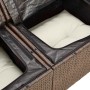 Set sofás de jardín 6 piezas y cojines ratán sintético marrón by , Garden sets - Ref: Foro24-3325429, Price: 386,03 €, Discou...