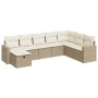 Set de sofás de jardín y cojines 8 piezas ratán sintético beige de , Conjuntos de jardín - Ref: Foro24-3325434, Precio: 567,7...