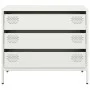 Aparador de acero laminado en frío blanco 68x39x58,5 cm de , Aparadores - Ref: Foro24-851297, Precio: 82,75 €, Descuento: %