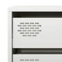 Aparador de acero laminado en frío blanco 68x39x58,5 cm by , Sideboards - Ref: Foro24-851297, Price: 83,54 €, Discount: %