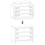 Aparador de acero laminado en frío blanco 68x39x58,5 cm de , Aparadores - Ref: Foro24-851297, Precio: 82,75 €, Descuento: %