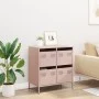 Aparador de acero laminado en frío rosa 68x39x73,5 cm by , Sideboards - Ref: Foro24-851257, Price: 134,31 €, Discount: %