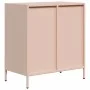 Aparador de acero laminado en frío rosa 68x39x73,5 cm by , Sideboards - Ref: Foro24-851257, Price: 134,31 €, Discount: %
