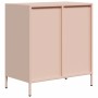 Aparador de acero laminado en frío rosa 68x39x73,5 cm by , Sideboards - Ref: Foro24-851257, Price: 136,16 €, Discount: %