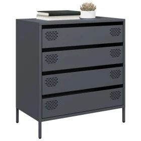 Aparador de acero laminado en frío antracita 68x39x73,5 cm by , Sideboards - Ref: Foro24-851288, Price: 95,77 €, Discount: %