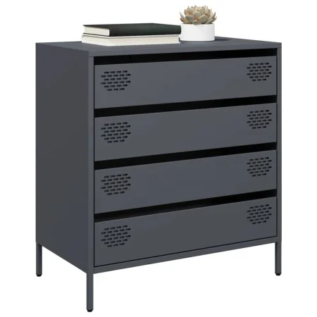 Aparador de acero laminado en frío antracita 68x39x73,5 cm de , Aparadores - Ref: Foro24-851288, Precio: 95,72 €, Descuento: %