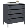 Aparador de acero laminado en frío antracita 68x39x73,5 cm by , Sideboards - Ref: Foro24-851288, Price: 97,22 €, Discount: %