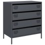 Aparador de acero laminado en frío antracita 68x39x73,5 cm by , Sideboards - Ref: Foro24-851288, Price: 97,22 €, Discount: %