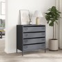 Aparador de acero laminado en frío antracita 68x39x73,5 cm by , Sideboards - Ref: Foro24-851288, Price: 97,22 €, Discount: %