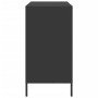 Aparador de acero laminado en frío negro 101,5x39x73,5 cm de , Aparadores - Ref: Foro24-851262, Precio: 127,05 €, Descuento: %