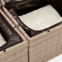 Set sofás de jardín 7 piezas y cojines ratán sintético beige von , Gartensets - Ref: Foro24-3326998, Preis: 593,23 €, Rabatt: %