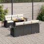 Set de sofás de jardín 7 pzas con cojines ratán sintético negro von , Gartensets - Ref: Foro24-3327108, Preis: 512,93 €, Raba...