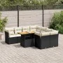 Set de sofás de jardín con cojines 9 pzas ratán sintético negro by , Garden sets - Ref: Foro24-3326905, Price: 579,21 €, Disc...