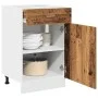 Armario inferior cajón cocina madera envejecida 50x46x81,5 cm de , Armarios de cocina - Ref: Foro24-856086, Precio: 88,23 €, ...