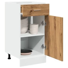 Armario inferior cajón madera roble artisan 40x46x81,5 cm von , Küchenschränke - Ref: Foro24-856084, Preis: 74,25 €, Rabatt: %