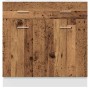 Armario inferior cajón madera envejecida 80x46x81,5 cm