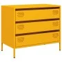 Aparador acero laminado en frío amarillo mostaza 68x39x58,5 cm von , Sideboards - Ref: Foro24-851295, Preis: 112,60 €, Rabatt: %